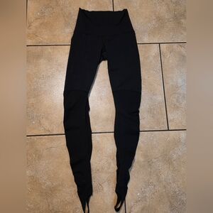 lululemon athletica Black High-Waist Stirrup Leggings